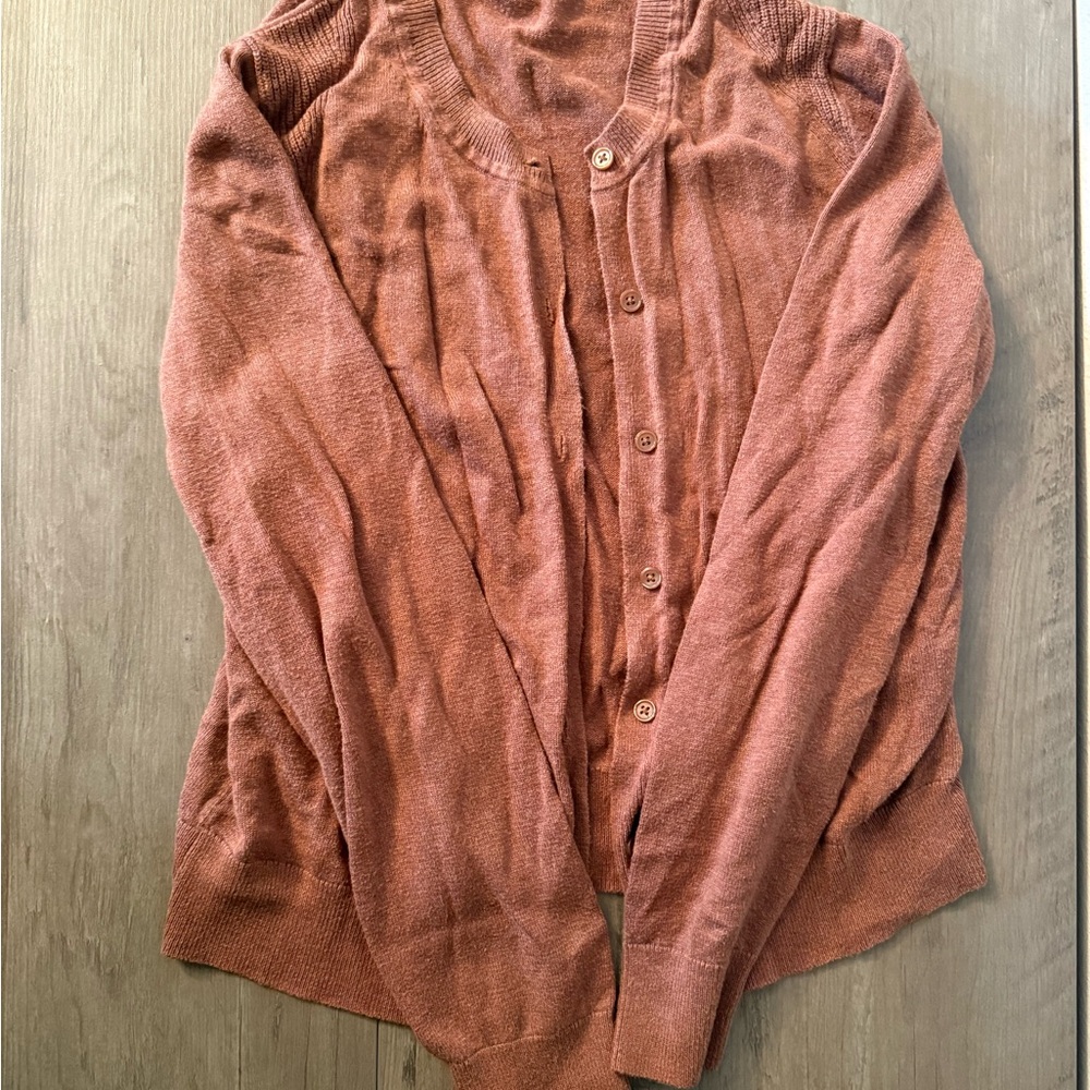 Banana Republic Women's Terracotta Cardigan Sweater